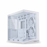 Lian-Li O11 DYNAMIC MINI V2 Flow ATX Computer Case, 5x 120mm PWM Reverse Fan, Up to 360mm Radiator Support, 5 Expansion Slot, 2mm Aluminum & 1mm Mesh Panel, 4.0mm Tempered Glass, White | O11DMIV2FW